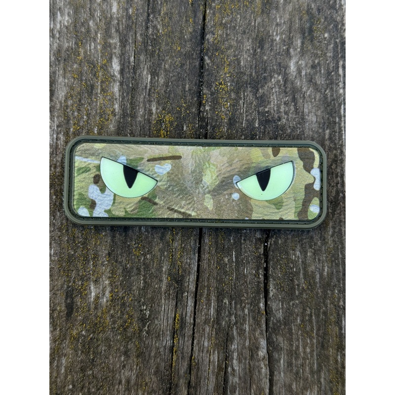 PVC Cat Eyes Multicam Patch/Chevron