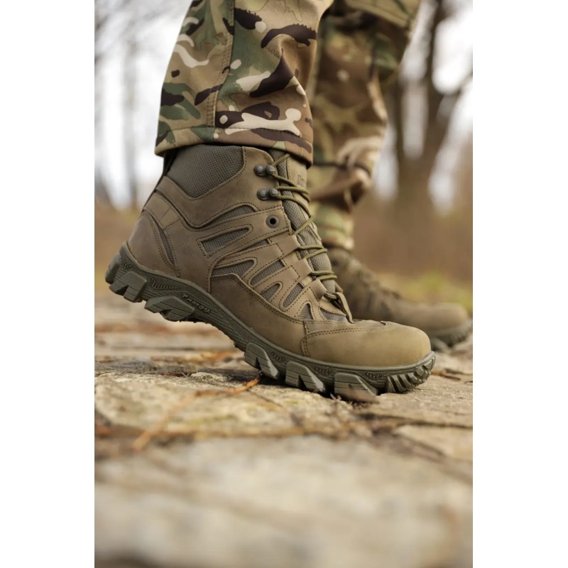 Crazy Undolini USA Olive Mid-Season Ankle Boots - Stylish Comfort