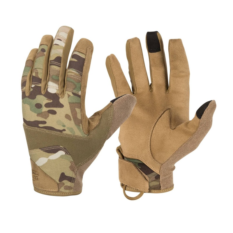 Helikon Range Rugged Gloves - MultiCam/Coyote Pattern