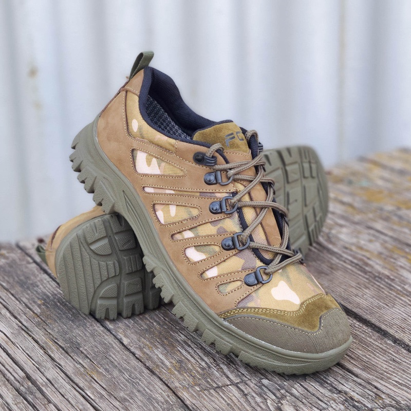 Women's Rugged Viking Shoes, Coyote Multi-Season with Multicam Inserts