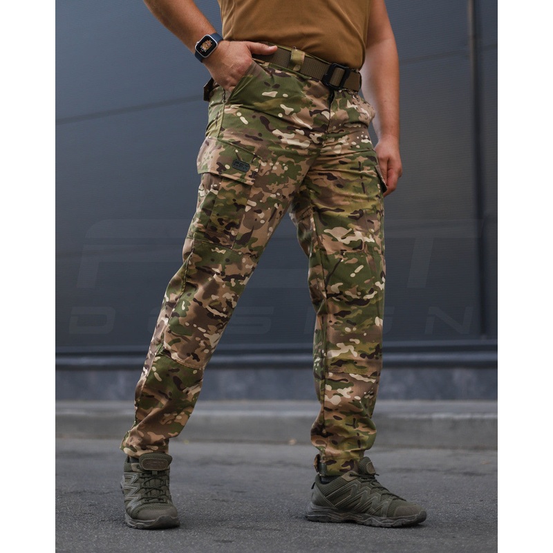 Summer Professional MultiCam Pants Made from Lightweight Cotton Fabric