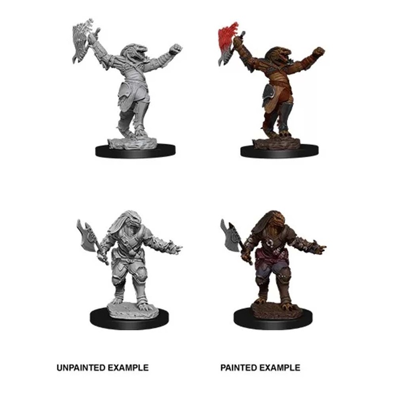 WizKids 90001 D&D Nolzurs Marvelous Miniatures Female Dragonborn Fighter