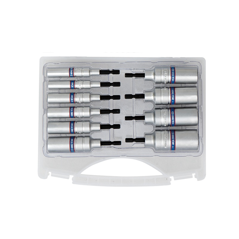 10-Piece Socket Set 8-24 mm