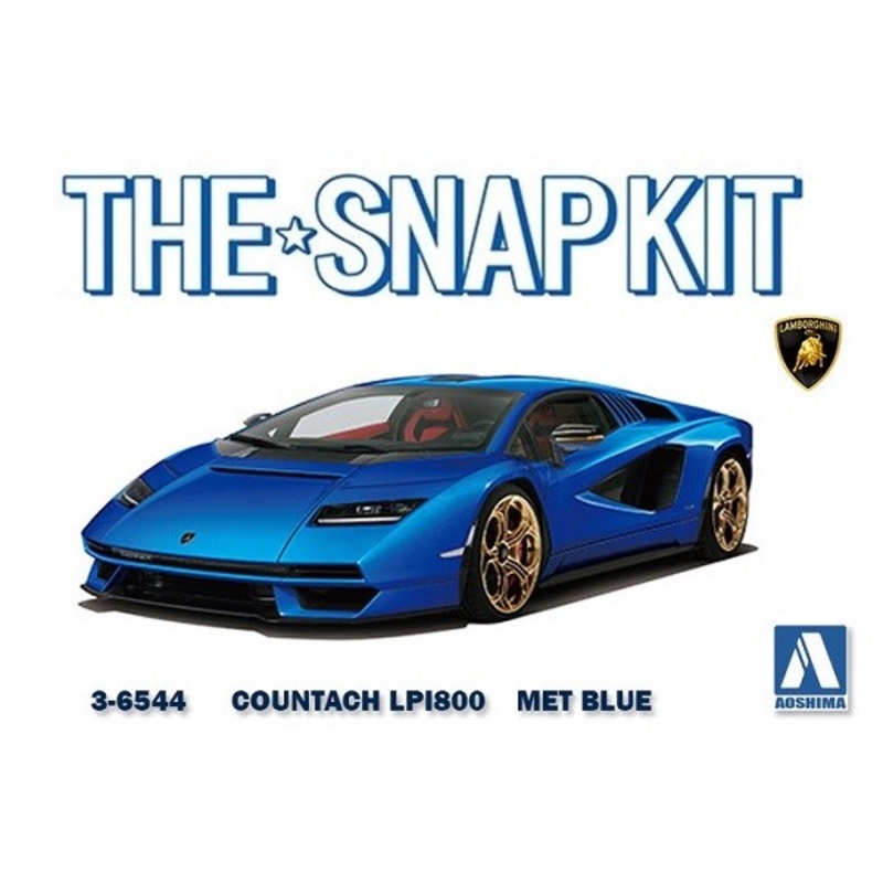 Aoshima 6544 1/32 LAMBO COUNTACH LPI800 - MET BLUE