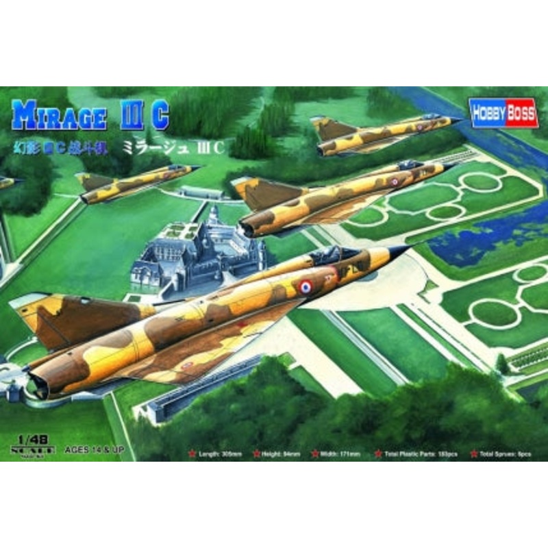 Hobby Boss 80315 1/48 Dassault Mirage IIIC Fighter