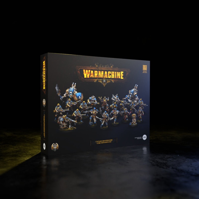 Steamforged Games SFIK-CGN212 Warmachine Cygnar Gravediggers Core Expansion