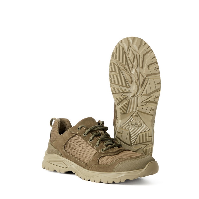Vik-Tailor Patriot Olive Rugged Sneakers with Cordura Inserts