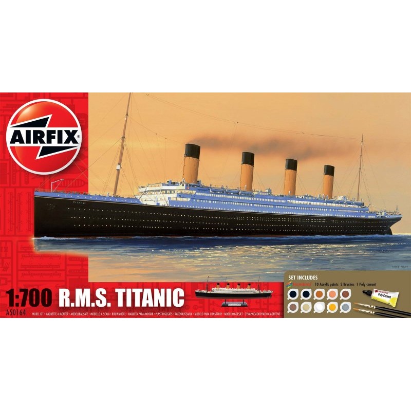 Airfix 250164 1/700 RMS Titanic Gift Set