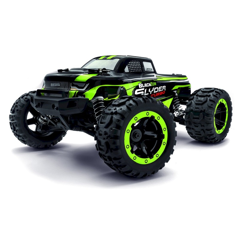 BlackZon 540208 1/16 Slyder MT Turbo Grn w/b&c