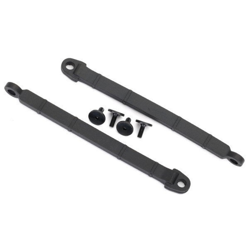 Traxxas 8548 - Limit strap rear suspension (2)/ 3x8 flathead screw (4)
