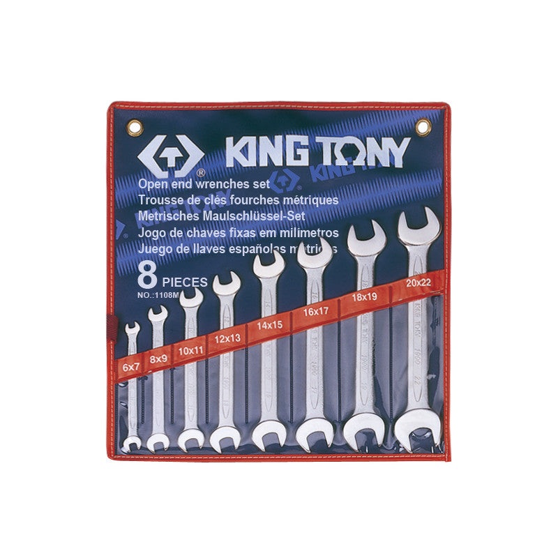 8-Piece Wrench Set in Polyester Pouch