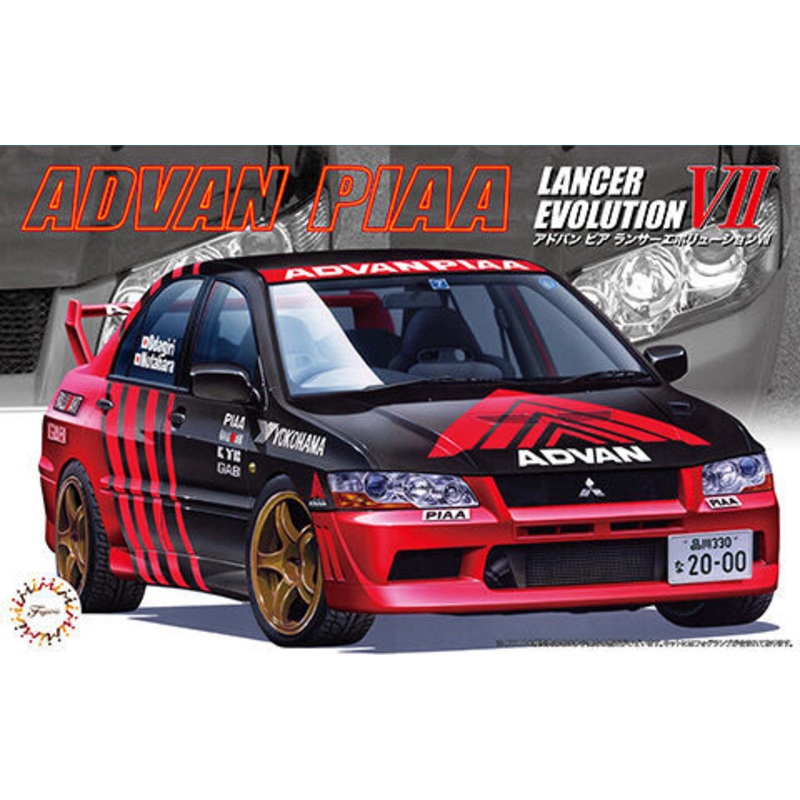 Fujimi 047621 1/24 Advan-P Mist Lncer Evo 7