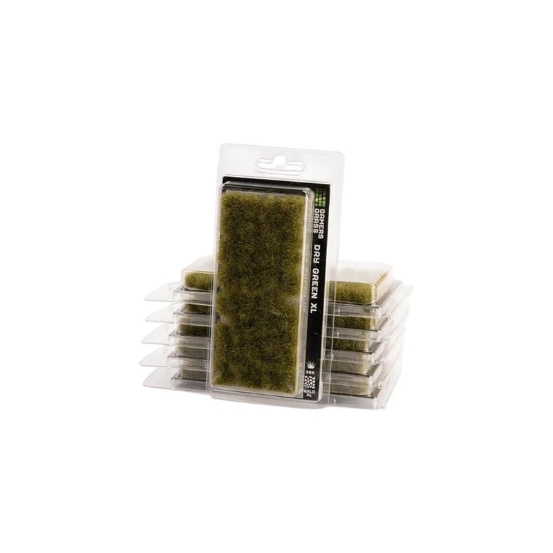 Gamers Grass GG12-DG Grass Tufts XL Dry Green