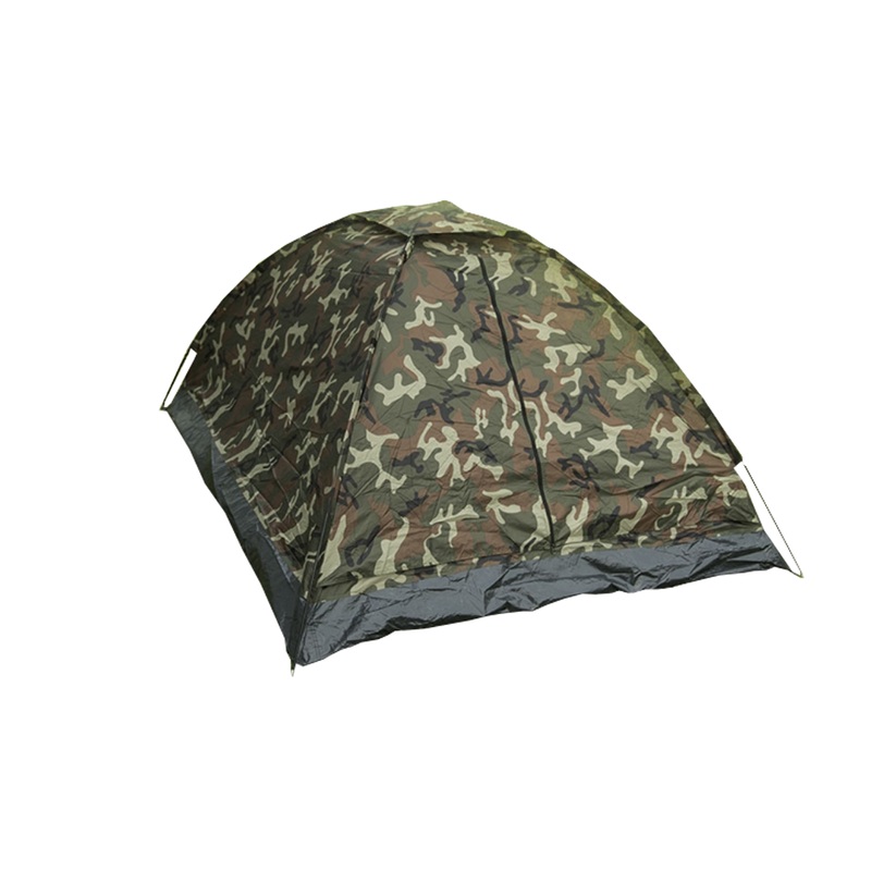 Mil-Tec Three-Person IGU Standard Tent, Woodland Olive