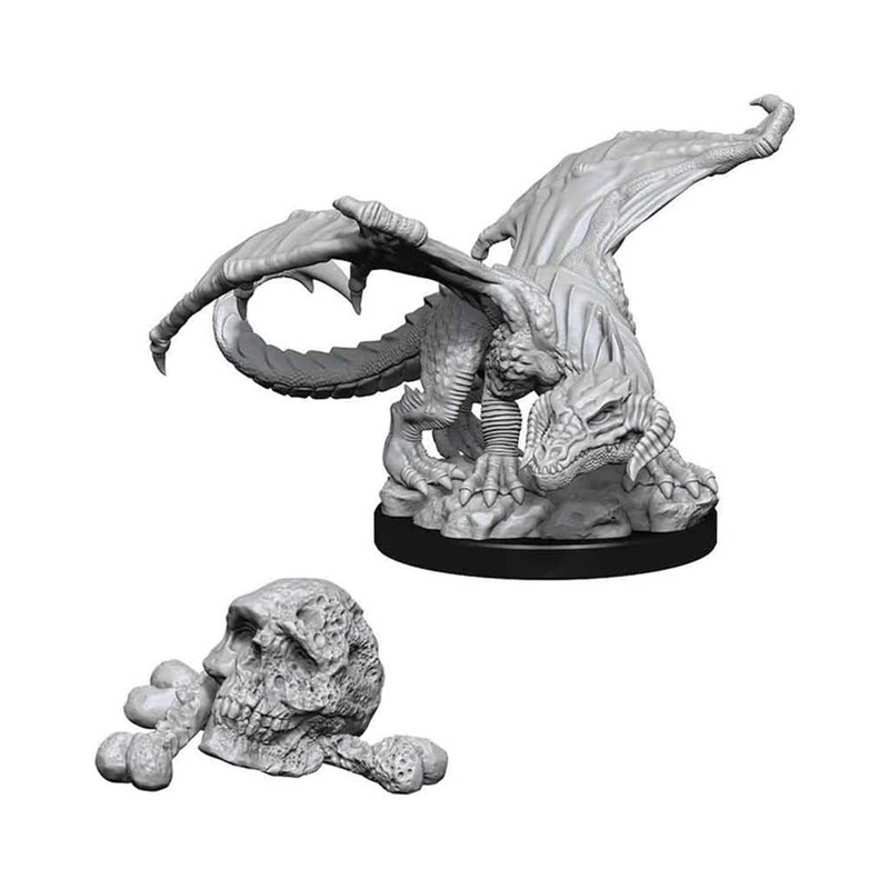 WizKids 73850 D&D Nolzurs Marvelous Miniatures Black Dragon Wyrmling