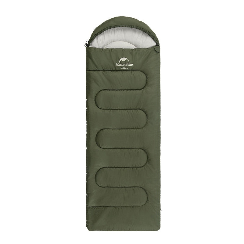 Naturehike Y150L Right Zip Sleeping Bag, Dark Green