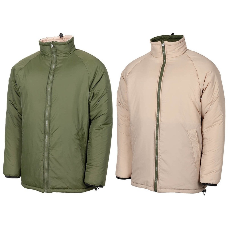 Reversible GB Thermal Jacket in Olive and Khaki