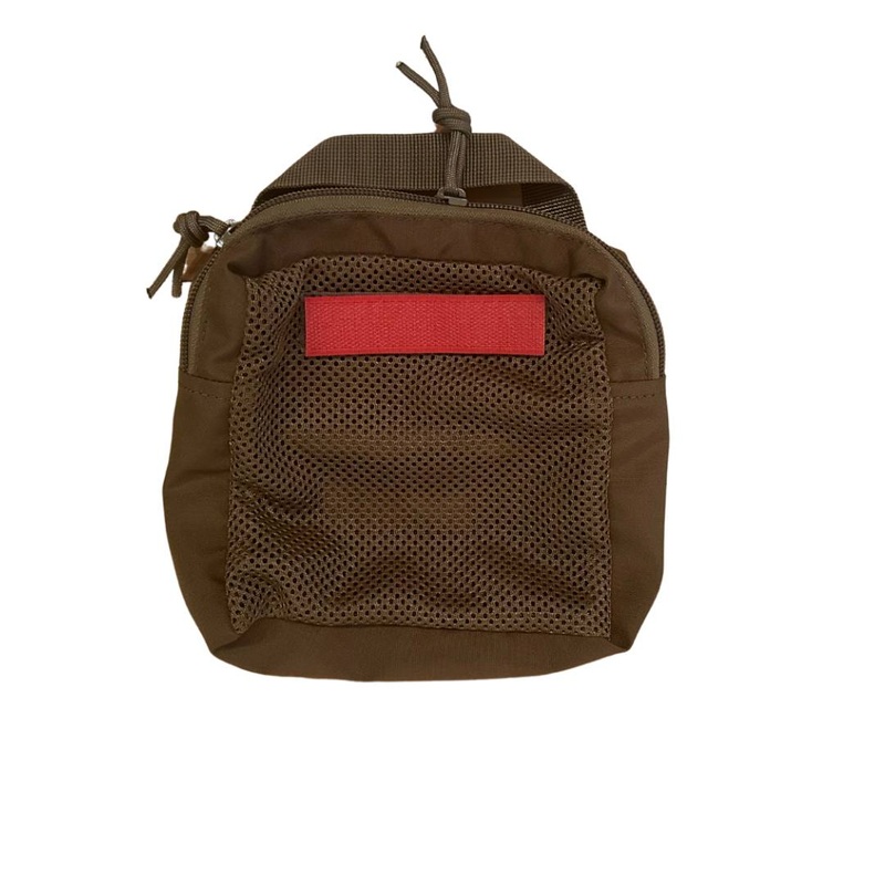Small Red Striped Medical Bag - Compact & Accessible