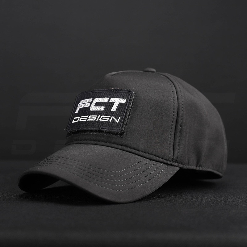 Softshell Professional Baseball Cap - Black, Three-Season Wear