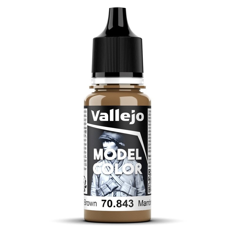 Vallejo AV70843 Model Colour Cork Brown 18ml