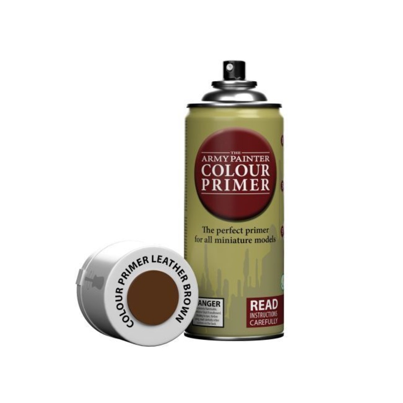 Army Painter CP3004 Colour Primer - Leather Brown - 400ml Spray Paint