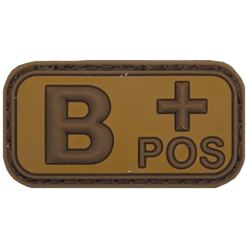 Coyote Blood Type B(III) Rh+ Patch
