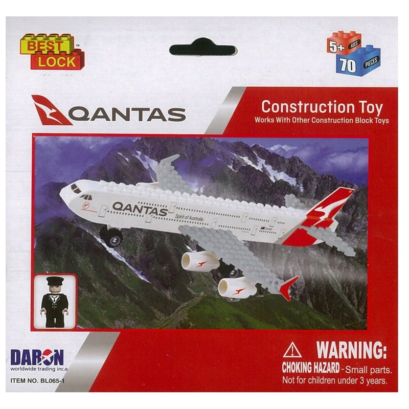 Daron QANTAS BL0651 QANTAS 70pc Construction Toy