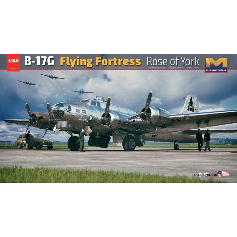 Hong Kong Models HKM01E044 1/32 B-17G Flying Fortress Rose of York