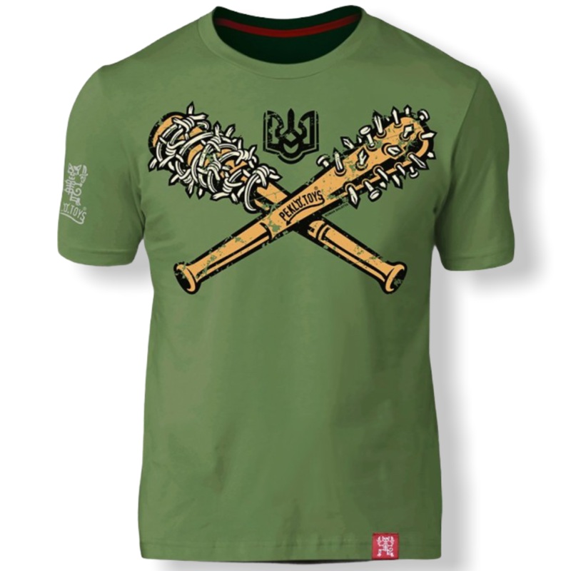 Peklo.Toys Baseball T-Shirt 2018 in Olive Green