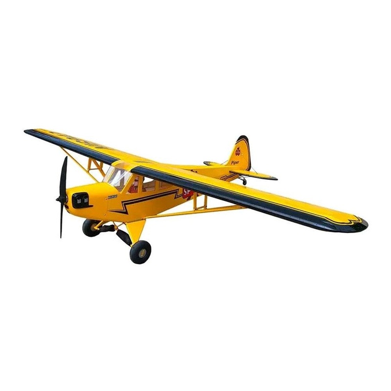 Seagull Models SEA74N Piper J-3 Cub 88.2"wingspan size 20cc (scale U/C scale PU Air wheel) Yellow/Black