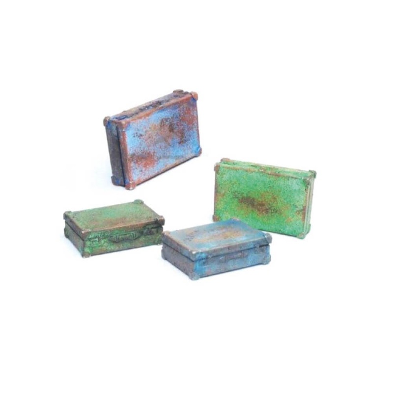 Vallejo AVSC226 Scenic Accessories Metal Suitcases