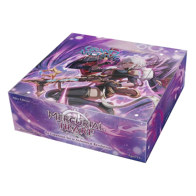 Grand Archive 25B4AE-EN Mercurial Heart Alter Edition Booster Box Display