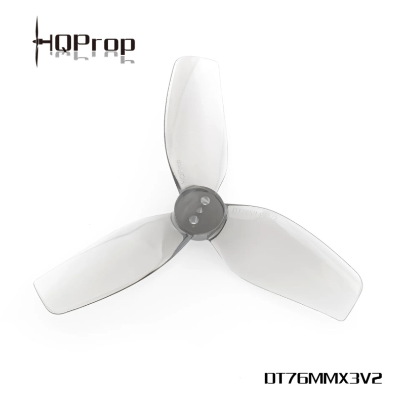 HQProp DT76MMX3 V2 for Cinewhoop (2CW+2CCW)-Poly Carbonate