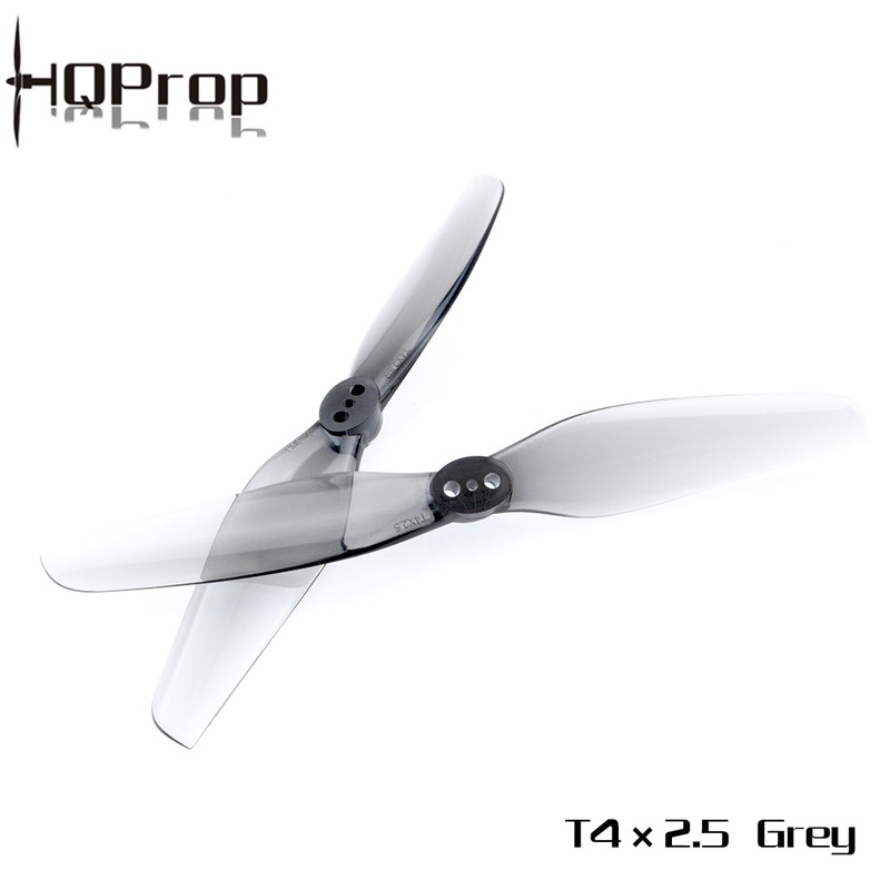 HQProp T4X2.5Grey (2CW+2CCW) Poly Carbonate