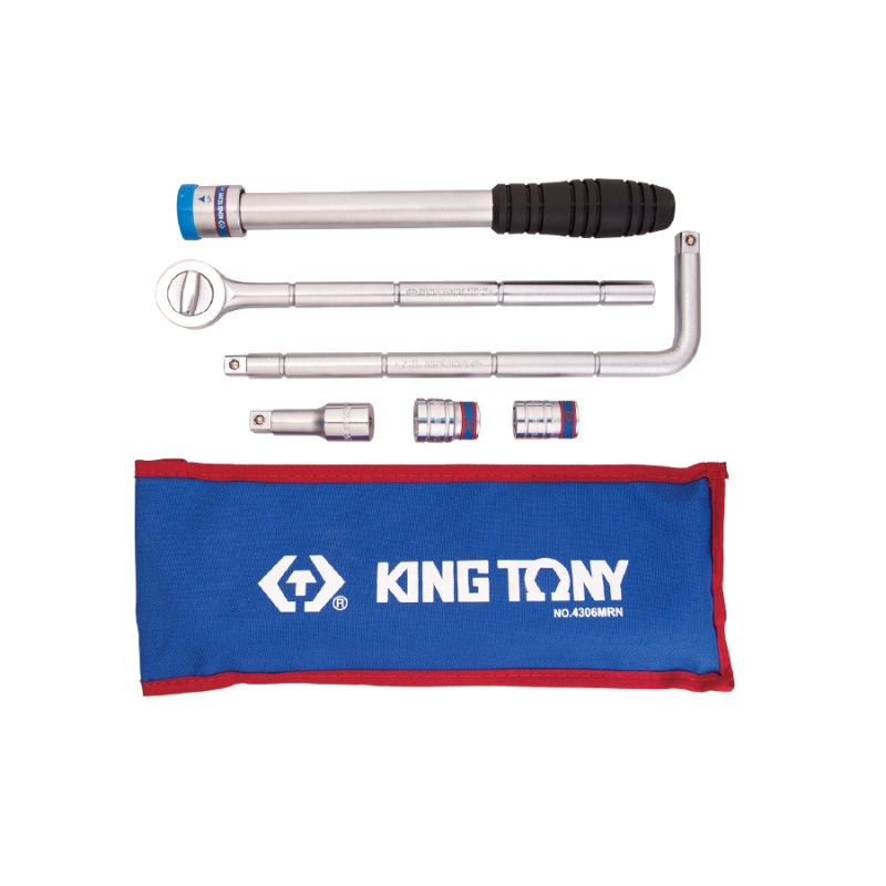 King Tony Ratchet Wrench Set, 17mm and 19mm