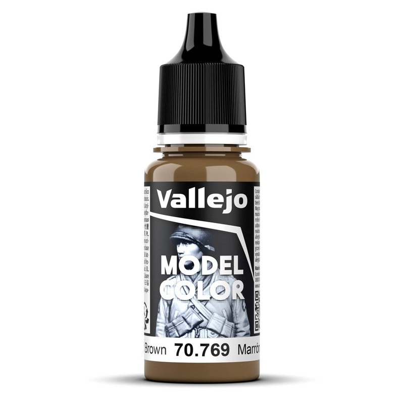 Vallejo AV70769 Model Colour Mustard Brown 18ml