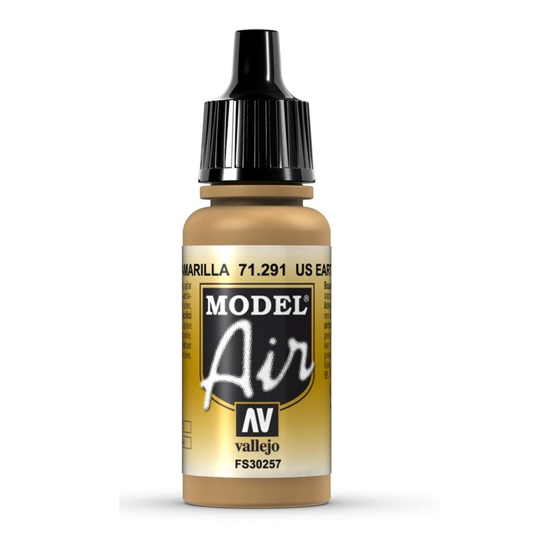 Vallejo AV71291 Model Air US Earth Yellow 17 ml