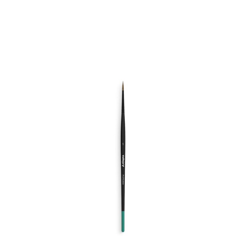 Vallejo AVB01001 Brush - Pro Modeler - Natural Hair Round Brush No. 1