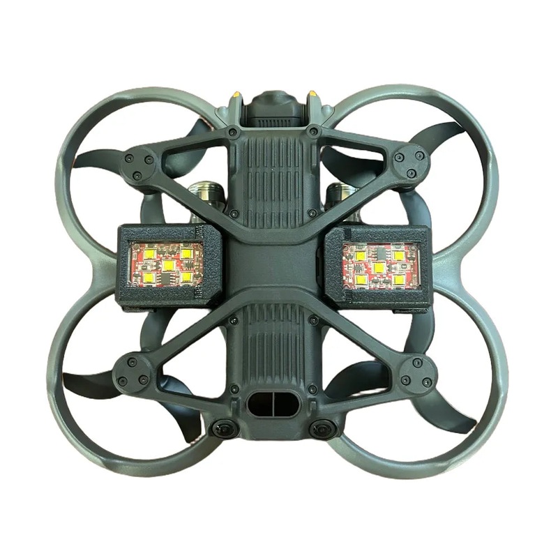 DJI Avata 2 Tactical Light Kit With Firehouse Strobe Lights