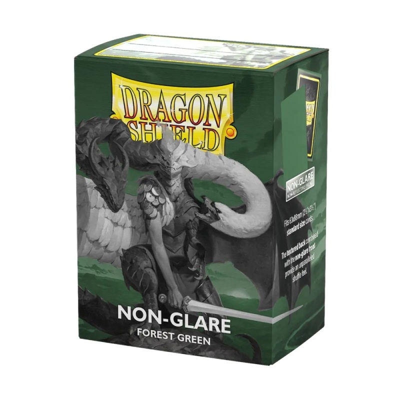 Dragon Shield AT-11825 Sleeves (100) Matte Non-Glare - Forest Green