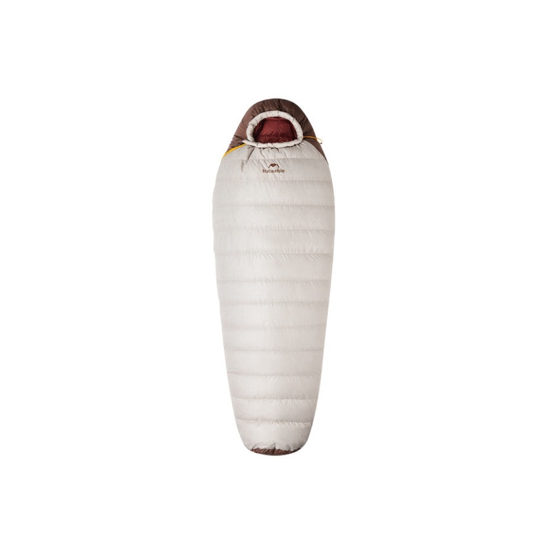 Naturehike Snowbird Down Sleeping Bag, Size M, Brown, 400g