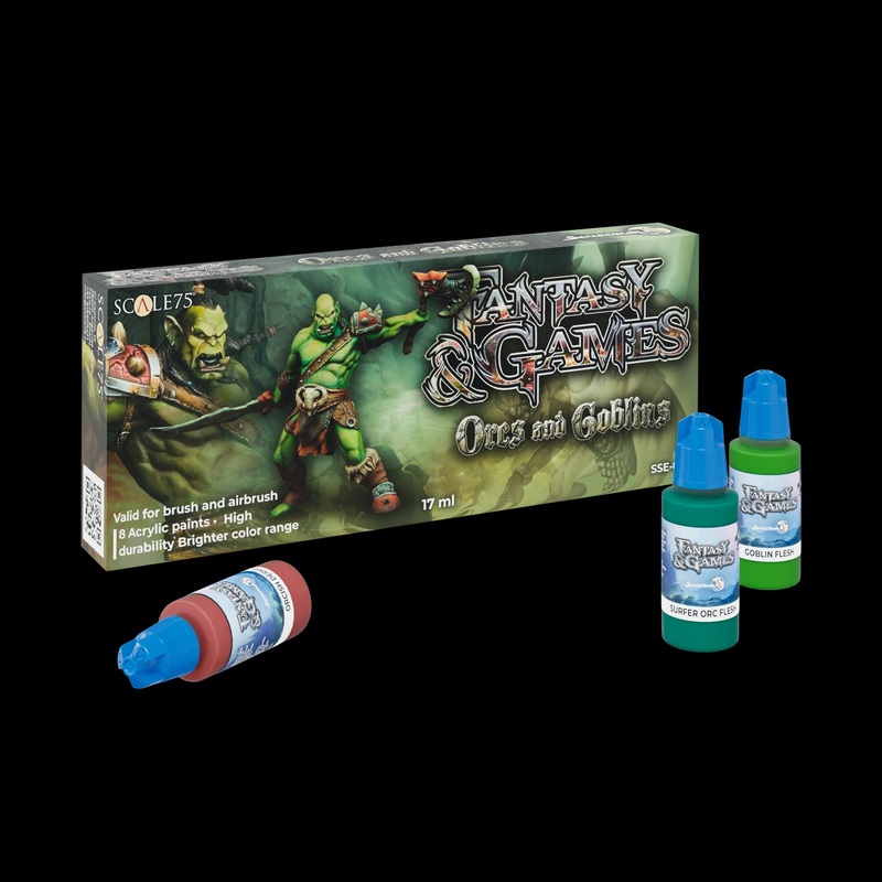 Scale 75 SSE-016 Fantasy Colours Orcs And Goblins Paint Set