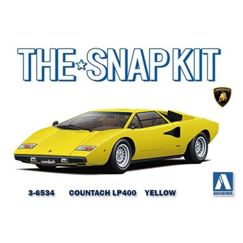 Aoshima 6534 1/32 LAMBO COUNTACH LP400 - YELLOW