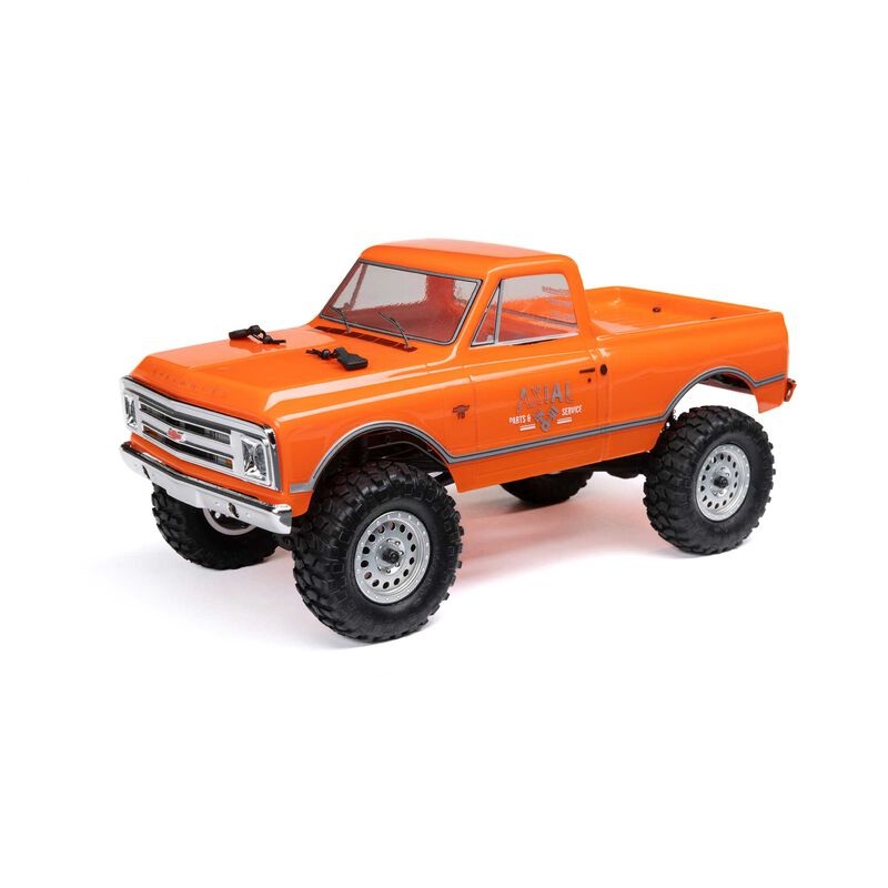 Axial AXI00001V2T3 1/24 SCX24 1967 Chevrolet C10 4WD Truck RTR, Orange