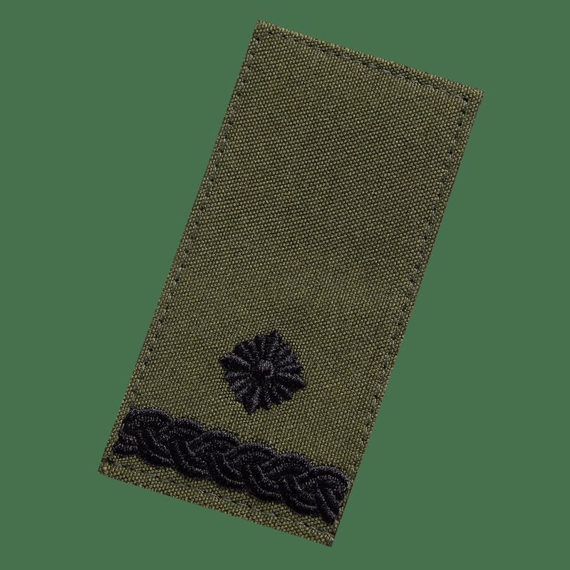 Major Olive Velcro Patch - Durable Utility Insignia