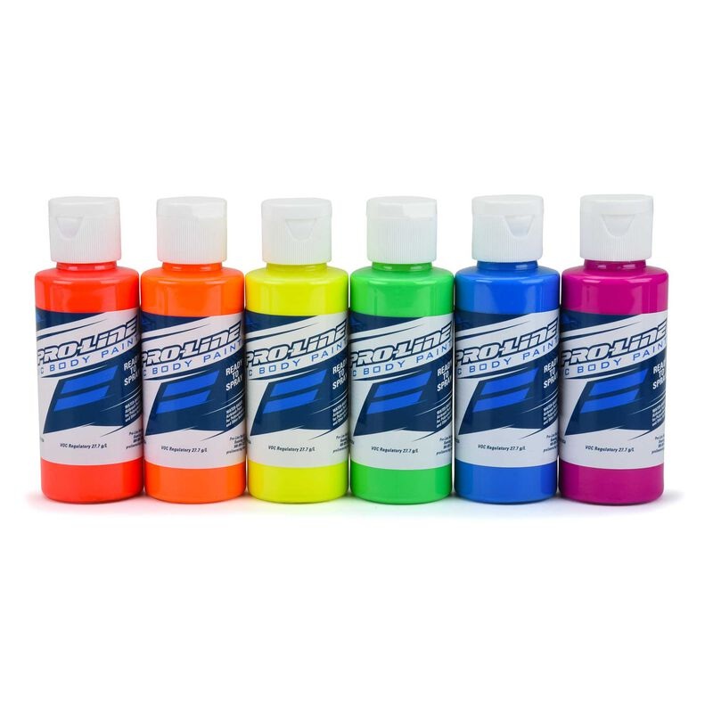 Pro-Line PRO632303 RC Body Paint Fluorescent Color (6 Pack)