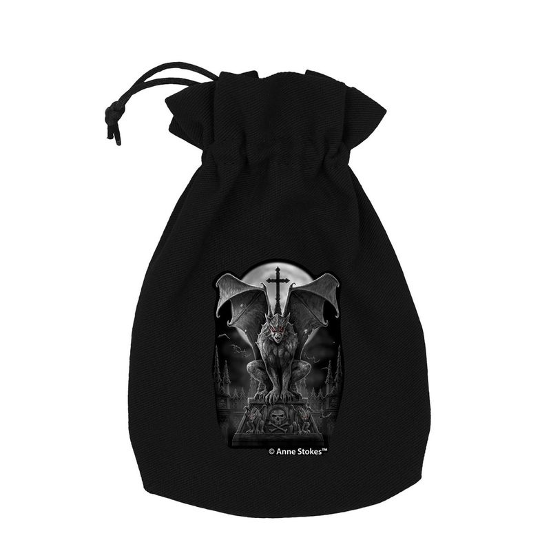 Q Workshop BAST204 Anne Stokes Dice Pouch: Gargoyle