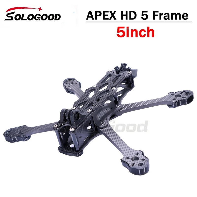 SoloGood APEX HD5 Frame 5inch lightweight FPV Freestyle Frame compatible with DJI O3 Air Unit CADDX vista for HD Drone Quadcopte APEX HD 5 Frame