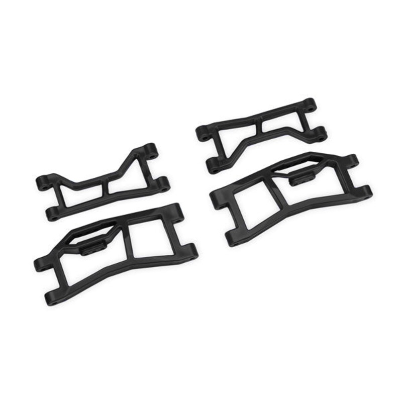 Traxxas 10727-BLK WideMaxx Rear Upper & Lower HD Suspension Arms Black