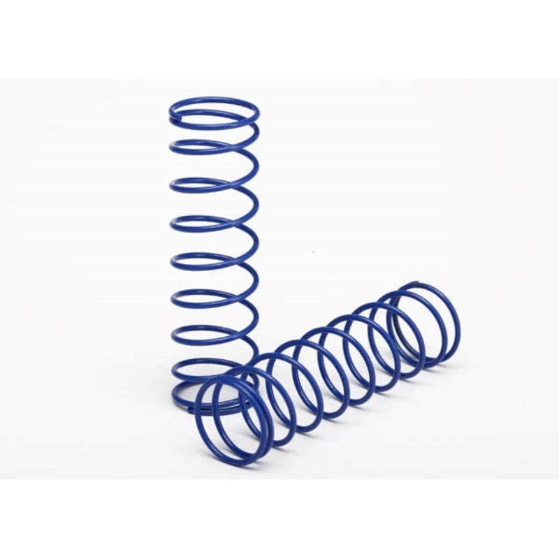 Traxxas 3758T - Springs blue (front) (2)